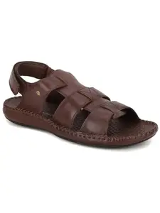 Hush Puppies mens Cali Strapy Brown Fisherman Sandal - 7 UK (8646018)