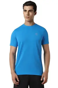 Van Heusen Men's Slim Fit T-Shirt (VFKCAATF601741_Blue