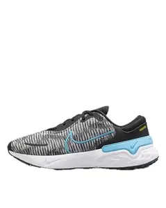Nike W Renew Run 4-Black/Baltic Blue-White-Citron PULSE-DR2682-005-2.5UK
