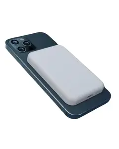 Het Creation Wireless Portable Magnetic Charger with 10000 mAh Internal Battery, Compatible with & Qi-Enabled Smartphones, Works with Apple, Samsung, and Google Phones