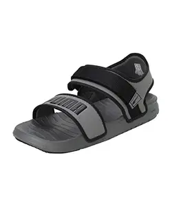 Puma Unisex-Adult Softride Sandal CASTLEROCK-Black Sandal - 10UK (37510410)