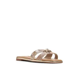 Aldo KHARINE-IN967 Women Brown Multi Flat Sandals