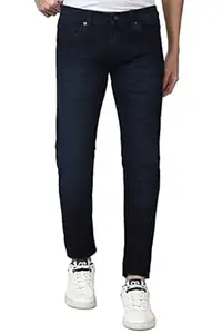 Peter England Men's Mid Rise Skinny Jeans