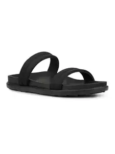 Inc.5 Womens Black Casual Open toe Flat Sandals