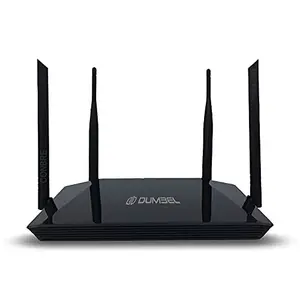 DUMBEL WR-7007 Wireless 4G LTE 2.4Ghz SIM Router | Plug and Play | Parental Controls | WiFi Repeater | Guest Network, with Standard SIM Card Slot (WR-7007)