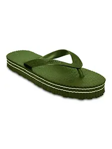 AJANTA Mens Green Slipper FK0059
