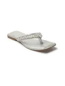 Iconics Women Sandal,Silver,UK-3