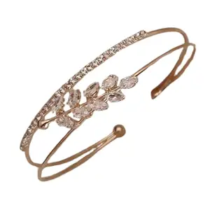 JYURZY Women's Beautiful Stylish Designer Round Metal Bracelet Kada for Ladies (Design-9)