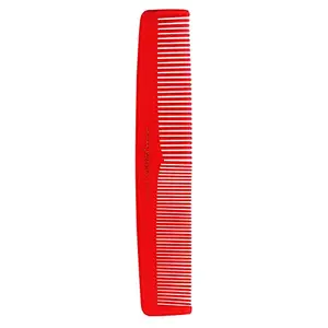 Scarlet Line Professional Handmade Regular Large Hair Dressing Comb All Purpose Fine Tooth, Crafted for Daily Grooming n Styling, 22.5 Cm_Fuchsia_Pink
