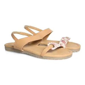 Bata Women's Vanessa Gold Fashion Sandals - 8 UK/India (41 EU)(5618404)