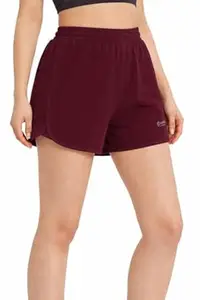 Epivu Women's Active Shorts, Elastic Waistband, Moisture Wicking, Quick Dry, Lightweight, Running Gym Yoga