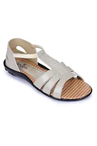 Liberty Senorita Women's Beige Synthetic Fashion Sandals (3 UK)