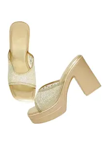 SELFIEE Block Heels Perfect for Every Occasion, Elegant & Fashionable Party Heel Sandals for Women & Girls