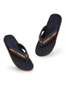 CHUPPS Trifuse Navy Tan Drift Orthopedic Slippers | Soft Footpharma Footbed | Breathable Ventilation Holes | Lightweight Flip Flops | Anti-Skid Chappals for Everyday For Mens