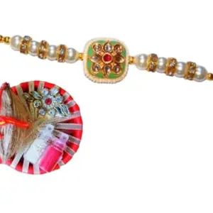 Traditional Rakhi For Bhai with thali@11