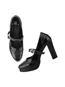 The White Pole Attractive And Stylish Casual Ethnic Comfortable Fahsion Party Heels Stylish Block Heels Sandal For Womens & Girls