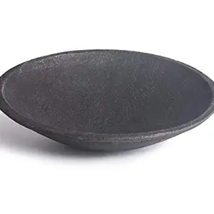 Suntosh Trading Company Hand Made Cast Iron Black Appa Chatti (7.5-inch Diameter,19 CM)(Ear to Ear) Sun Home and Kitchen price in India.