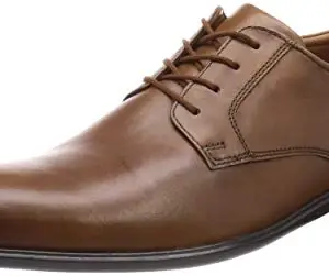 Clarks Men's Bensley Lace Derby Dark Tan Lea (26147688) UK-7