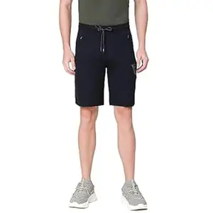 Van Heusen Men Athleisure Smart Tech Knit Shorts - Easy Stain Release, Anti Stat, Ultra Soft