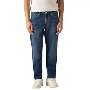 Levi's Men's 541 Dark Indigo Tapered Fit Mid-Rise Jeans