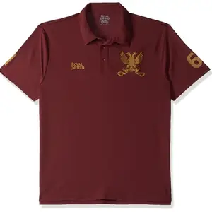 Royal Enfield Men's Classic Fit T-Shirt (TSO230054_DEEP RED 3XL)