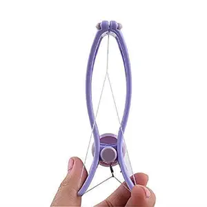 Forester Eyebrow Face and Body Hair Threading and Removal System Tweezers for eyebrows, threading tool, threading machine for women, threading epilators for women (Purple)