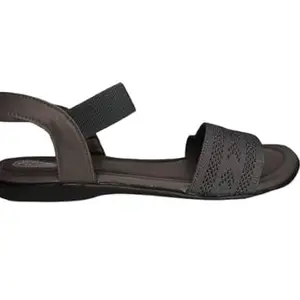 women flat sandal (grey, numeric_7)