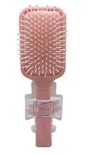 Feelhigh Professional hair brush-paddle pastel teddy hair styling tools-brush (Pink)