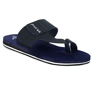 DR STTEP Men's Blue Synthetic Orthopedic Eva Insole Outdoor Slip-on Slippers