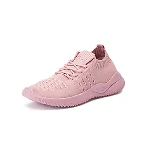 Bourge Women's Micam-506 Rose Running Shoes - 4 UK (36 EU) (5 US) (Micam-506-04)