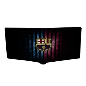 CRAFTSEVER Canvas Wallet for Men and Boys 6 Card Holder Wallet,bi fold Canvas Printed Genuine Wallet and Purse Card Holders for Men (Green)