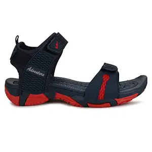 Campus Men's CRAVT BLU/RED Sports Sandals - 7UK/India GC-22485