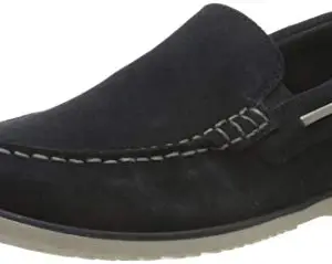 Clarks Men's Navy Suede Boat Shoes (26159473) UK-6