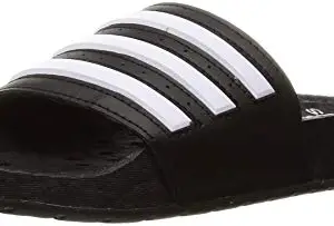 adidas unisex-adult ADILETTE BOOST FTWWHT/CBLACK/FTWWHT Slide Sandal - 8 UK (EG1910)