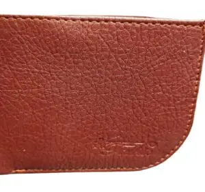 Shree Fashion Men Synthrtic Leather Wallet Black/Brown/Tan (Synthetic Leather, Brown)