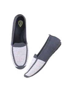 Shoetopia Comfortable Stylish Grey Ballerinas for Women & Girls /EU39