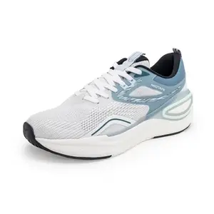 Red Tape Atheleisure Sports Shoes for Men | Soft Cushioned Insole, Slip-Resistance, Dynamic Feet Support, Superior Ground Grip & Impact Resistant Comfort White/Blue