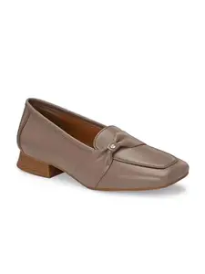 EL PASO Women Taupe Faux Leather Casual Slip On Ballerinas EPW55201Taupe_3