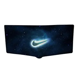 CRAFTSEVER Canvas Wallet for Men and Boys 6 Card Holder Wallet,bi fold Canvas Printed Genuine Wallet and Purse Card Holders for Men (Blue)