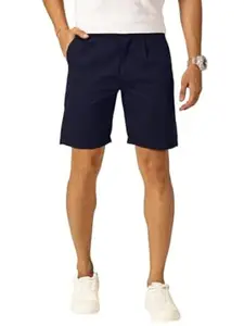 Thomas Scott Men's | Solid | Mid Rise | Light Weight | 100% Cotton | Casual | Chino | Shorts for Men