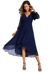 LITZO Dress for Women || Western Dresses for Women || One Piece Maxi Dress (L-183-186)