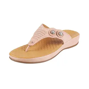 Mochi Womens Synthetic Pink Slip Ons (Size (6 UK (39 EU))