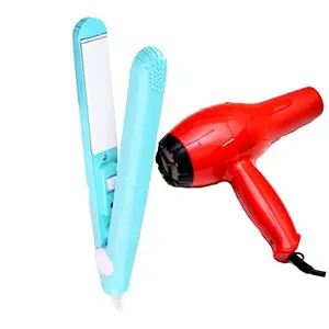 Nirvani Combo of CH-2888 Red hot and cold air 2 in 1 & Mini Straightener