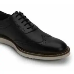 Lee Cooper Men's LC6440D Leather Casual Shoes_Black_44EU