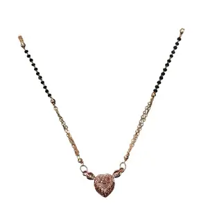 Heart Necklace for Women, Silver Tone Chain with Heart Pendant