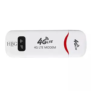 HumBiG HumBiG 4G LTE WiFi USB Dongle Stick with All SIM Support | Plug & Play Data Card with up to 150Mbps Data Speed, Hotspot for 10 People