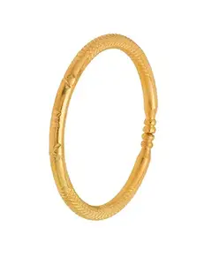 Memoir Gold plated, free size, carving design Bangle Kada Fashion jewellery from Memoir