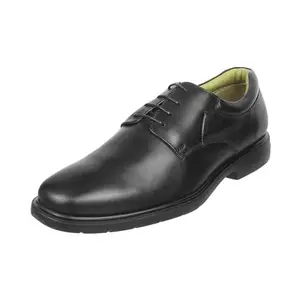 Metro Men Black Formal Leather Lace Up Shoes UK/8 Eu/42 (14-422)