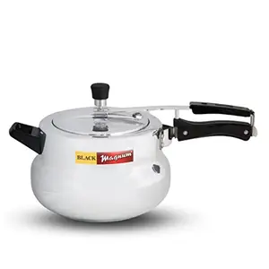 Black Magnum White Series 3.5 Ltr Matki Pressure Cooker Induction Compatible Model No: WIPM-4 price in India.