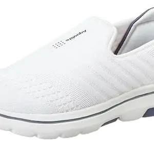 Aqualite Men Austria Shoes, White/D.Grey, 9 UK/India